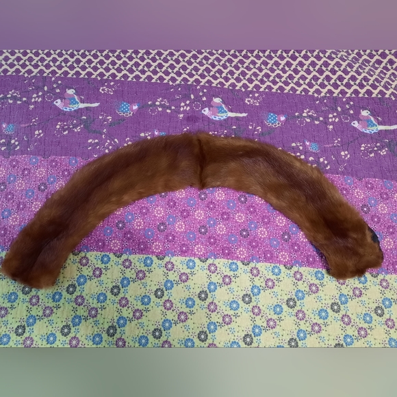 Vintage Genuine Red Fox Fur Stole - Picture 1 of 9